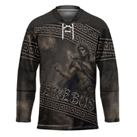 Greek Mythology Erebus Hockey Jersey God Of Darkness Classical Art Greek Key Pattern