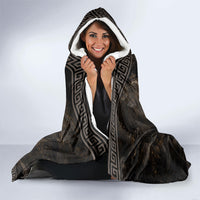 Greek Mythology Erebus Hooded Blanket God Of Darkness Classical Art Greek Key Pattern