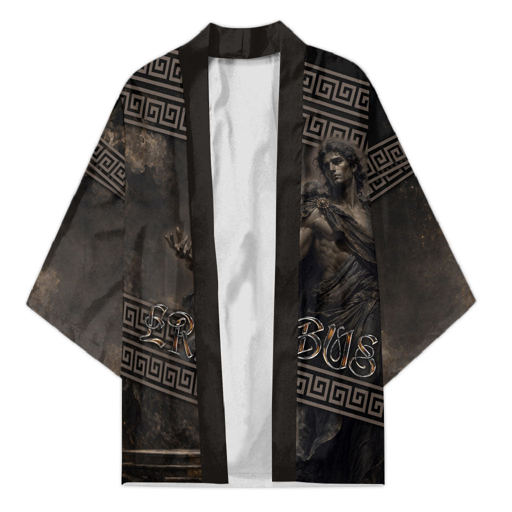 Greek Mythology Erebus Kimono God Of Darkness Classical Art Greek Key Pattern