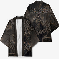 Greek Mythology Erebus Kimono God Of Darkness Classical Art Greek Key Pattern
