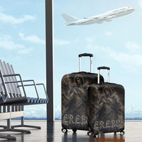 Greek Mythology Erebus Luggage Cover God Of Darkness Classical Art Greek Key Pattern