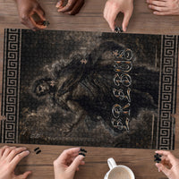 Greek Mythology Erebus Puzzle God Of Darkness Classical Art Greek Key Pattern