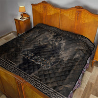 Greek Mythology Erebus Quilt God Of Darkness Classical Art Greek Key Pattern