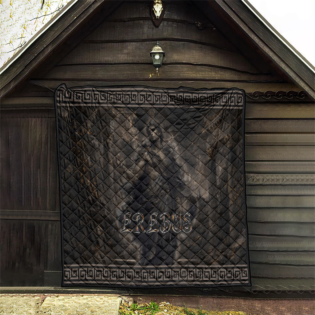 Greek Mythology Erebus Quilt God Of Darkness Classical Art Greek Key Pattern
