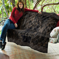 Greek Mythology Erebus Quilt God Of Darkness Classical Art Greek Key Pattern