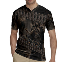 Greek Mythology Erebus Rugby Jersey God Of Darkness Classical Art Greek Key Pattern