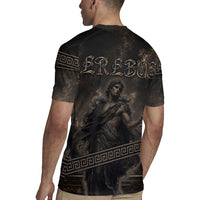 Greek Mythology Erebus Rugby Jersey God Of Darkness Classical Art Greek Key Pattern