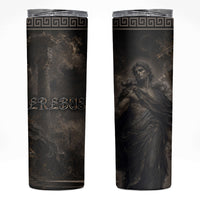 Greek Mythology Erebus Skinny Tumbler God Of Darkness Classical Art Greek Key Pattern