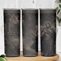 Greek Mythology Erebus Skinny Tumbler God Of Darkness Classical Art Greek Key Pattern