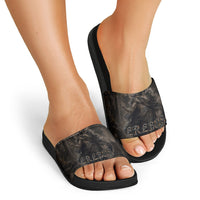 Greek Mythology Erebus Slide Sandals God Of Darkness Classical Art Greek Key Pattern