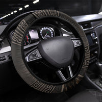 Greek Mythology Erebus Steering Wheel Cover God Of Darkness Classical Art Greek Key Pattern