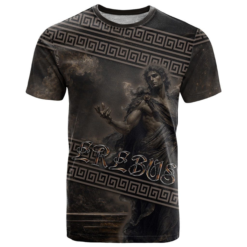 Greek Mythology Erebus T Shirt God Of Darkness Classical Art Greek Key Pattern
