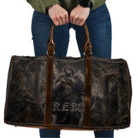 Greek Mythology Erebus Travel Bag God Of Darkness Classical Art Greek Key Pattern