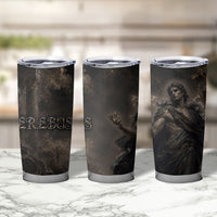 Greek Mythology Erebus Tumbler Cup God Of Darkness Classical Art Greek Key Pattern