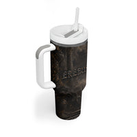 Greek Mythology Erebus Tumbler With Handle God Of Darkness Classical Art Greek Key Pattern