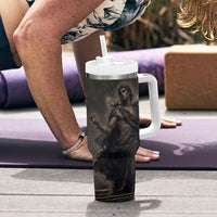 Greek Mythology Erebus Tumbler With Handle God Of Darkness Classical Art Greek Key Pattern