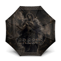 Greek Mythology Erebus Umbrella God Of Darkness Classical Art Greek Key Pattern