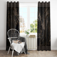 Greek Mythology Erebus Window Curtain God Of Darkness Classical Art Greek Key Pattern