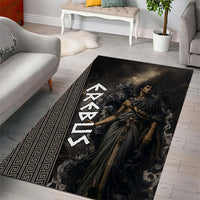 Erebus Greek Mythology Area Rug Ancient Greek God Of Darkness Fantasy Art