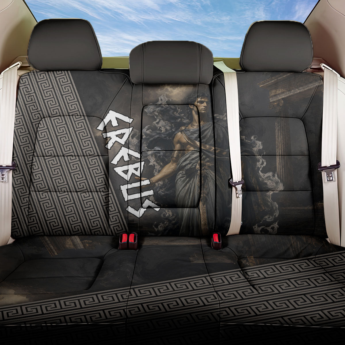 Erebus Greek Mythology Back Car Seat Cover Ancient Greek God Of Darkness Fantasy Art