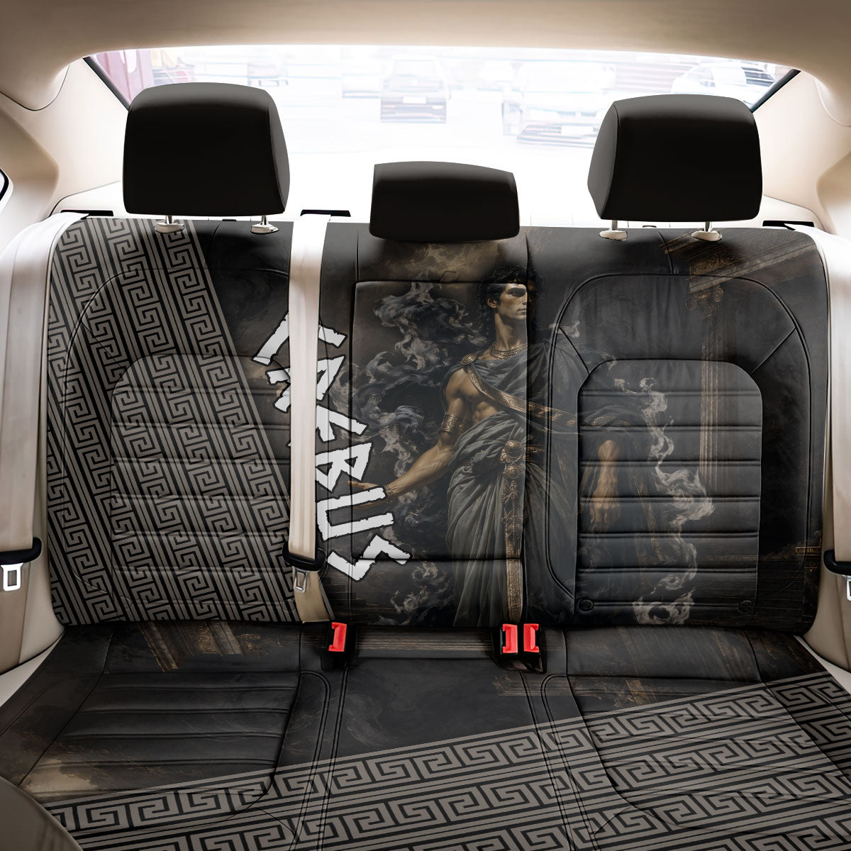 Erebus Greek Mythology Back Car Seat Cover Ancient Greek God Of Darkness Fantasy Art