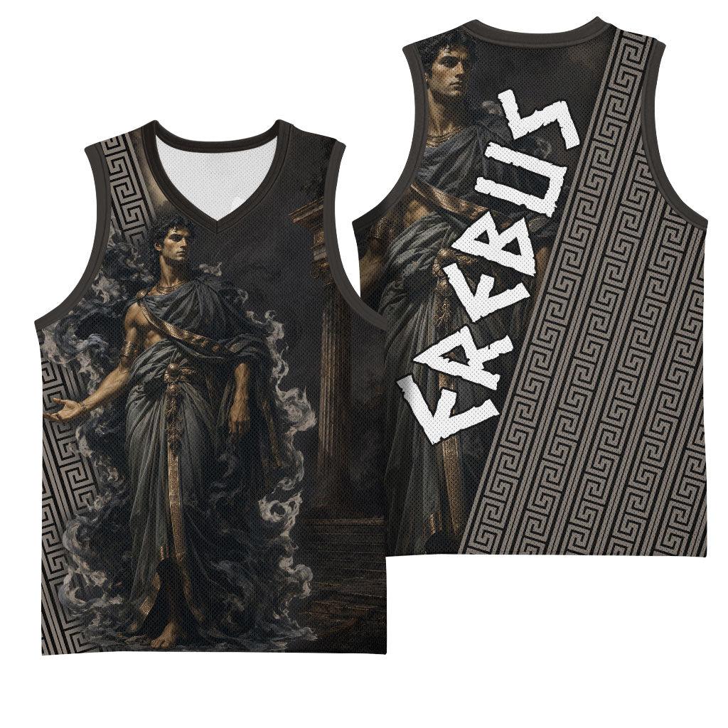 Erebus Greek Mythology Basketball Jersey Ancient Greek God Of Darkness Fantasy Art