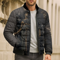 Erebus Greek Mythology Bomber Puffer Jacket Ancient Greek God Of Darkness Fantasy Art