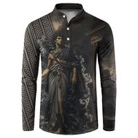 Erebus Greek Mythology Button Sweatshirt Ancient Greek God Of Darkness Fantasy Art