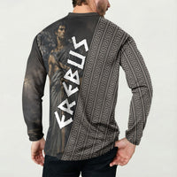 Erebus Greek Mythology Button Sweatshirt Ancient Greek God Of Darkness Fantasy Art