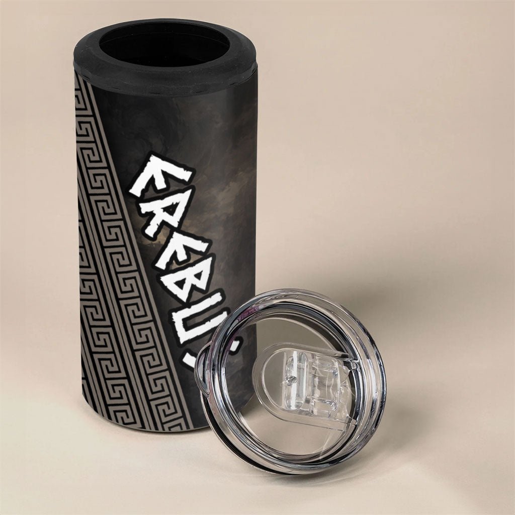 Erebus Greek Mythology 4 in 1 Can Cooler Tumbler Ancient Greek God Of Darkness Fantasy Art