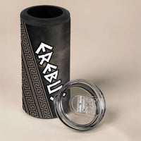 Erebus Greek Mythology 4 in 1 Can Cooler Tumbler Ancient Greek God Of Darkness Fantasy Art