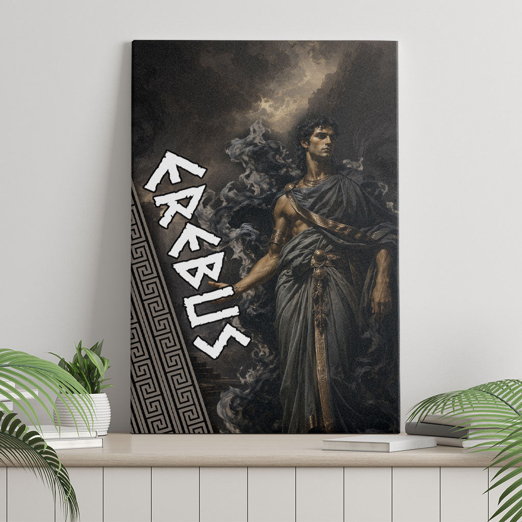 Erebus Greek Mythology Canvas Wall Art Ancient Greek God Of Darkness Fantasy Art