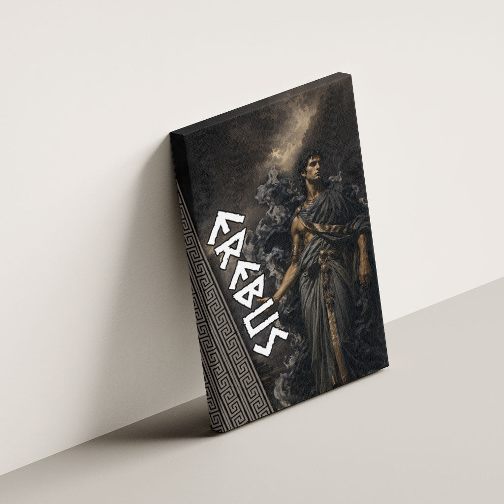 Erebus Greek Mythology Canvas Wall Art Ancient Greek God Of Darkness Fantasy Art