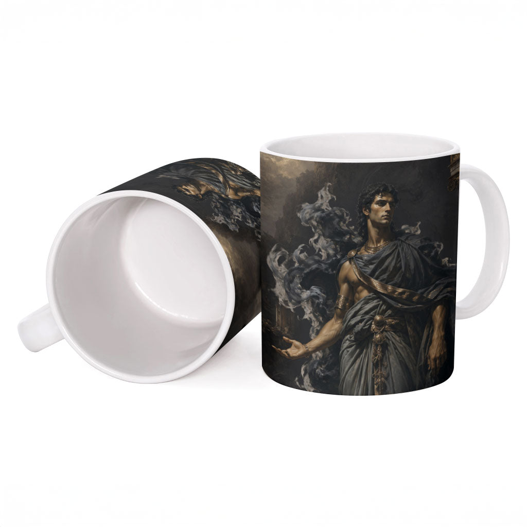 Erebus Greek Mythology Ceramic Mug Ancient Greek God Of Darkness Fantasy Art