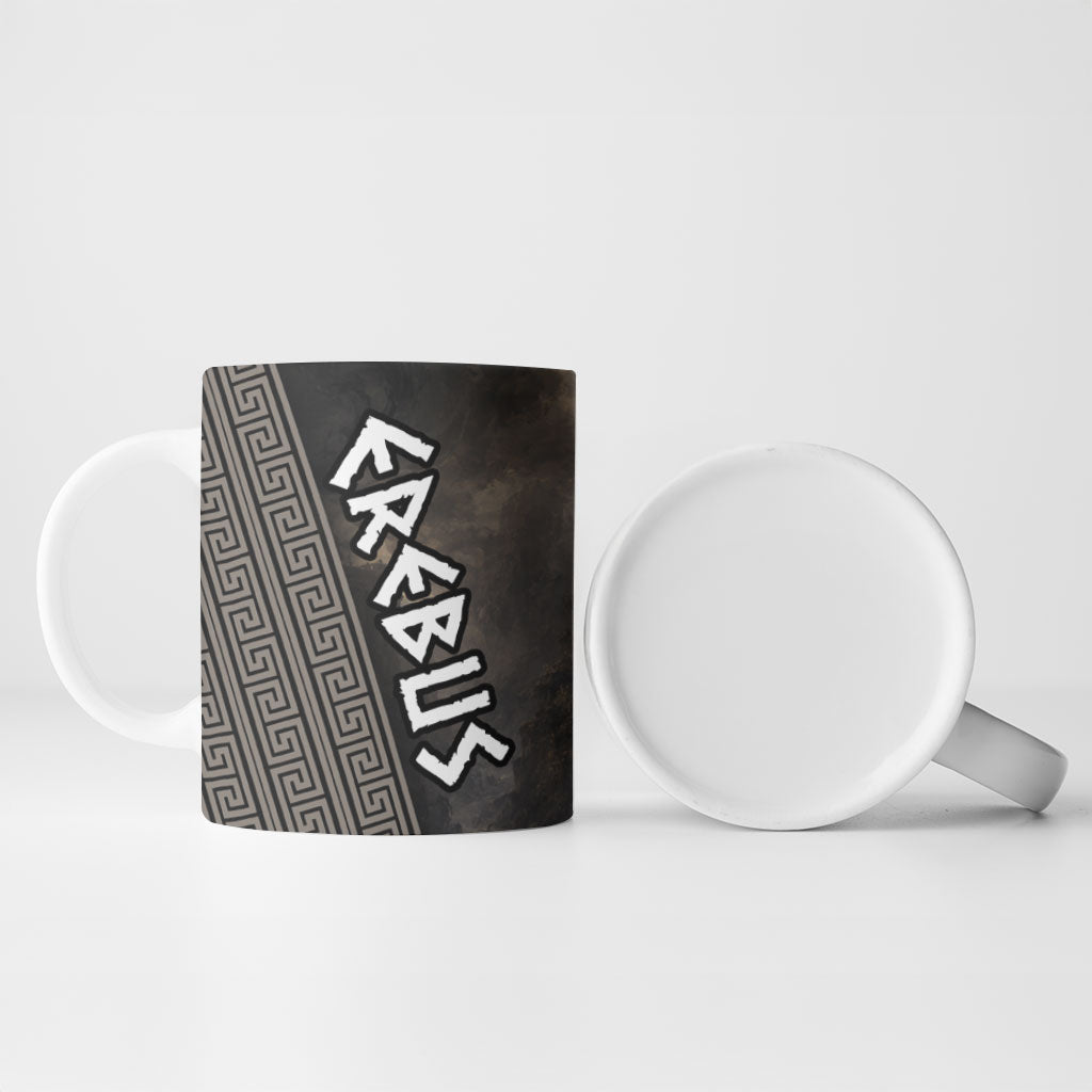 Erebus Greek Mythology Ceramic Mug Ancient Greek God Of Darkness Fantasy Art