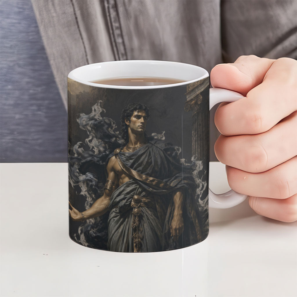 Erebus Greek Mythology Ceramic Mug Ancient Greek God Of Darkness Fantasy Art