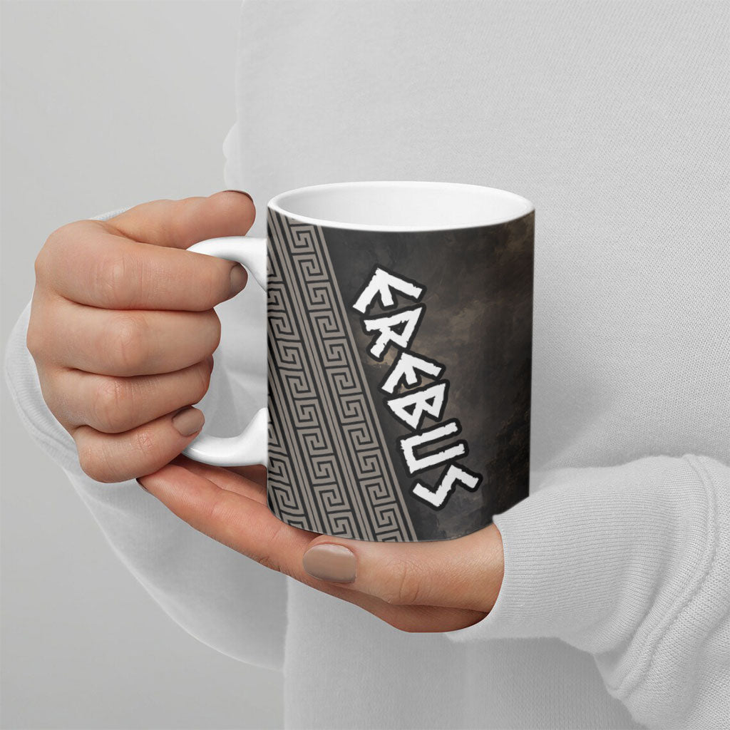 Erebus Greek Mythology Ceramic Mug Ancient Greek God Of Darkness Fantasy Art