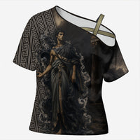 Erebus Greek Mythology Cross Shoulder Shirt Ancient Greek God Of Darkness Fantasy Art