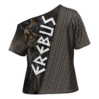 Erebus Greek Mythology Cross Shoulder Shirt Ancient Greek God Of Darkness Fantasy Art