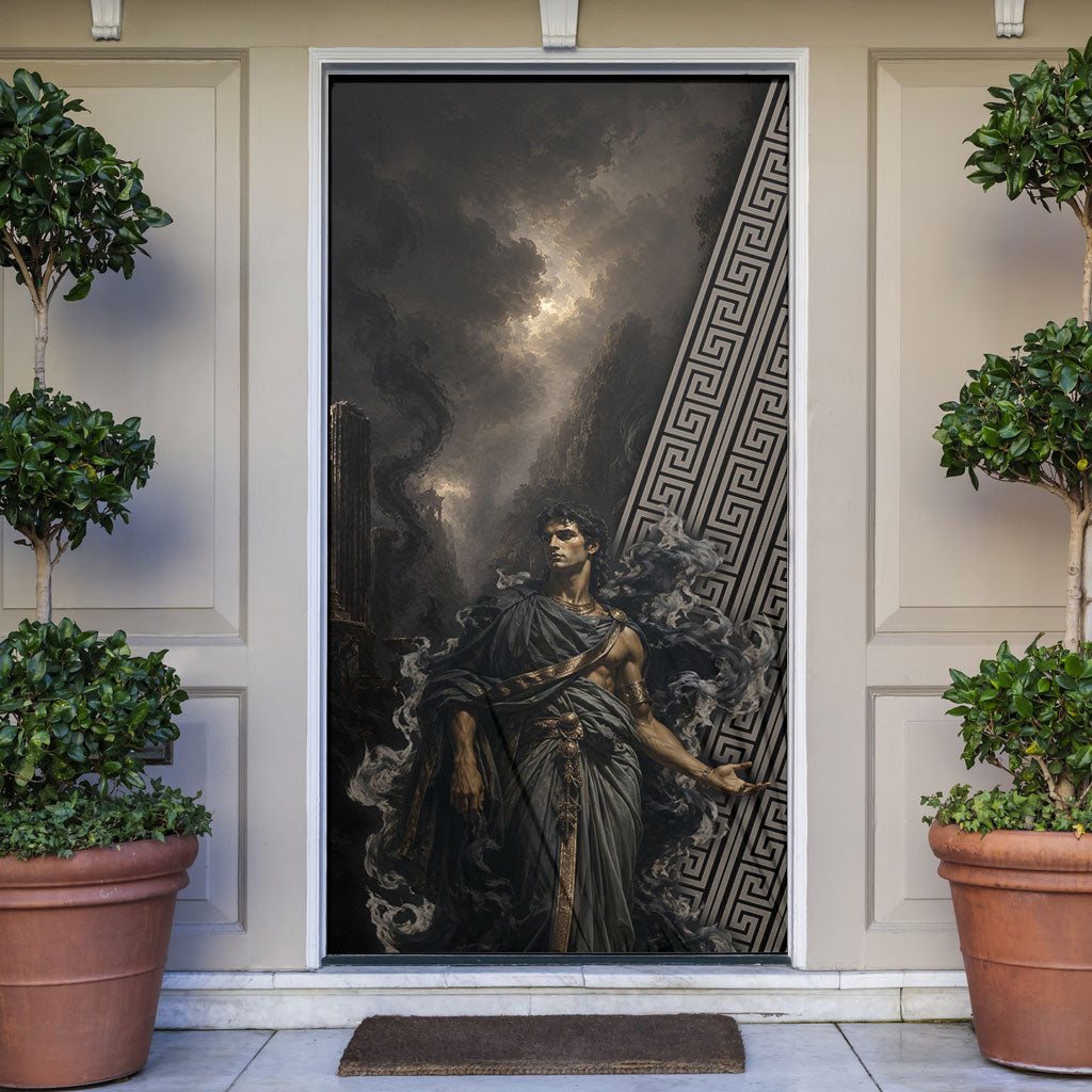 Erebus Greek Mythology Door Cover Ancient Greek God Of Darkness Fantasy Art