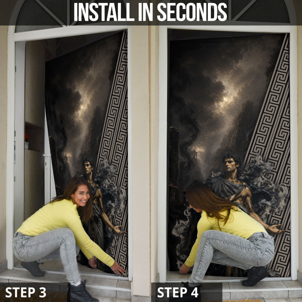 Erebus Greek Mythology Door Cover Ancient Greek God Of Darkness Fantasy Art