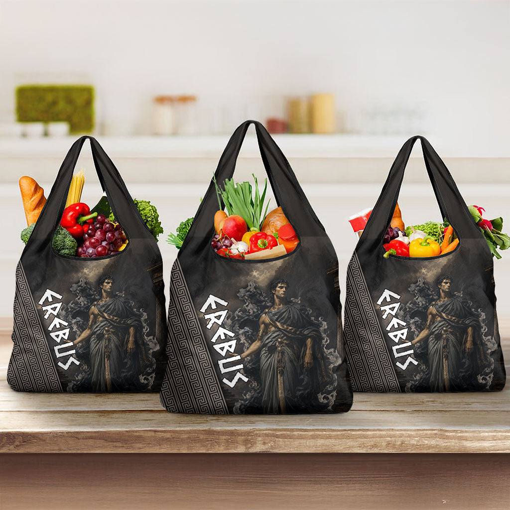 Erebus Greek Mythology Grocery Bag Ancient Greek God Of Darkness Fantasy Art