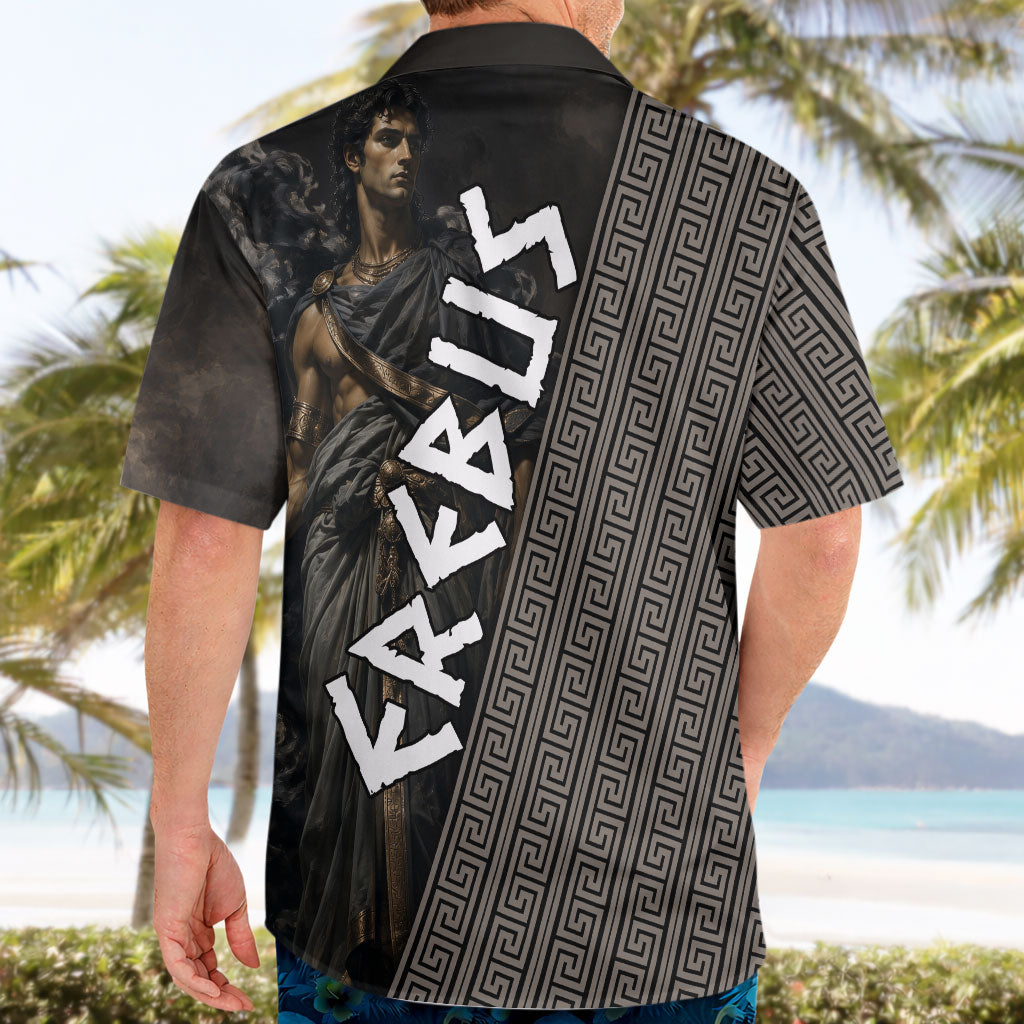 Erebus Greek Mythology Hawaiian Shirt Ancient Greek God Of Darkness Fantasy Art
