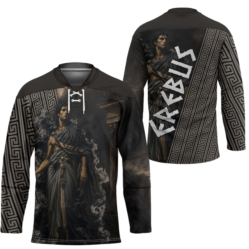 Erebus Greek Mythology Hockey Jersey Ancient Greek God Of Darkness Fantasy Art