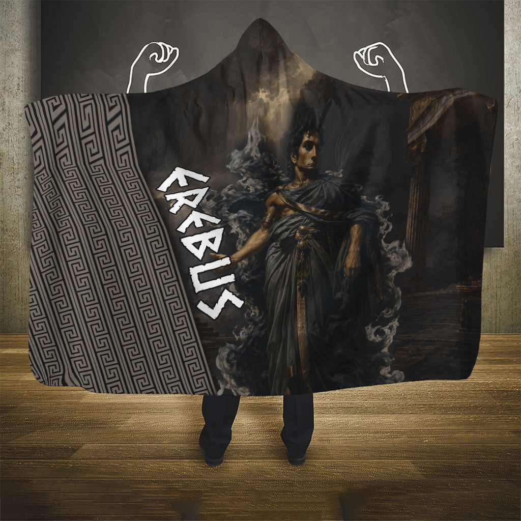 Erebus Greek Mythology Hooded Blanket Ancient Greek God Of Darkness Fantasy Art