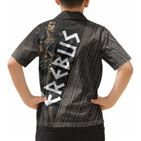 Erebus Greek Mythology Kid Hawaiian Shirt Ancient Greek God Of Darkness Fantasy Art