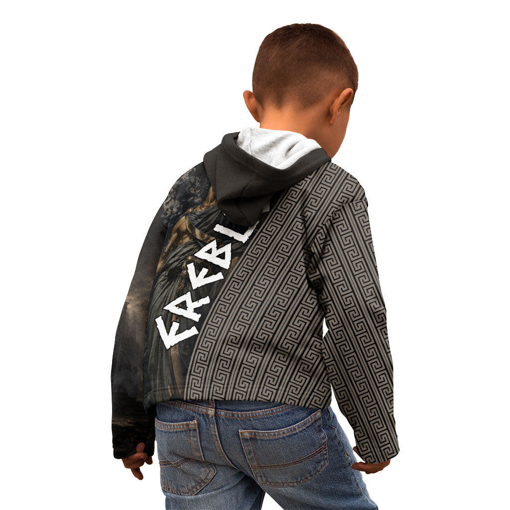 Erebus Greek Mythology Kid Hoodie Ancient Greek God Of Darkness Fantasy Art