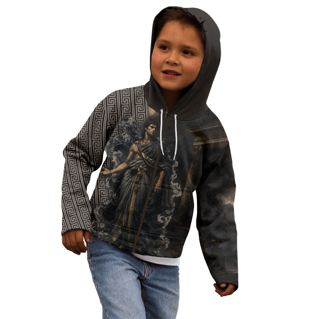 Erebus Greek Mythology Kid Hoodie Ancient Greek God Of Darkness Fantasy Art