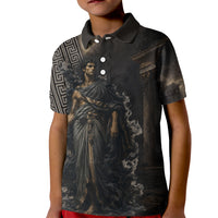 Erebus Greek Mythology Kid Polo Shirt Ancient Greek God Of Darkness Fantasy Art