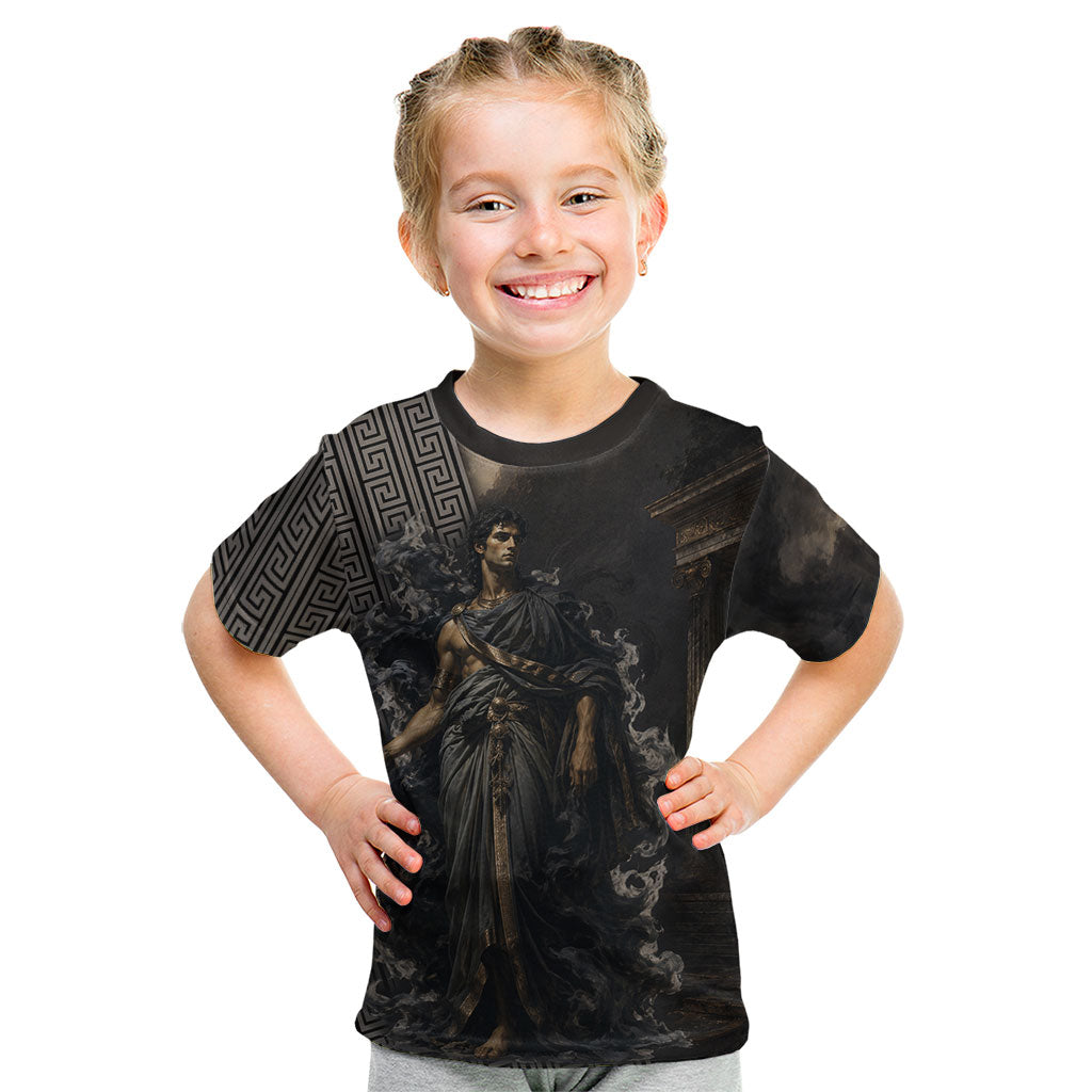 Erebus Greek Mythology Kid T Shirt Ancient Greek God Of Darkness Fantasy Art